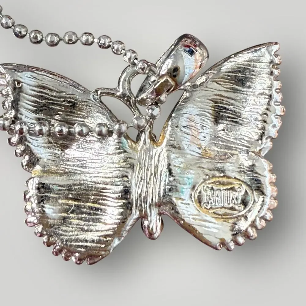 Vintage JANUS Butterfly Pendant Necklace